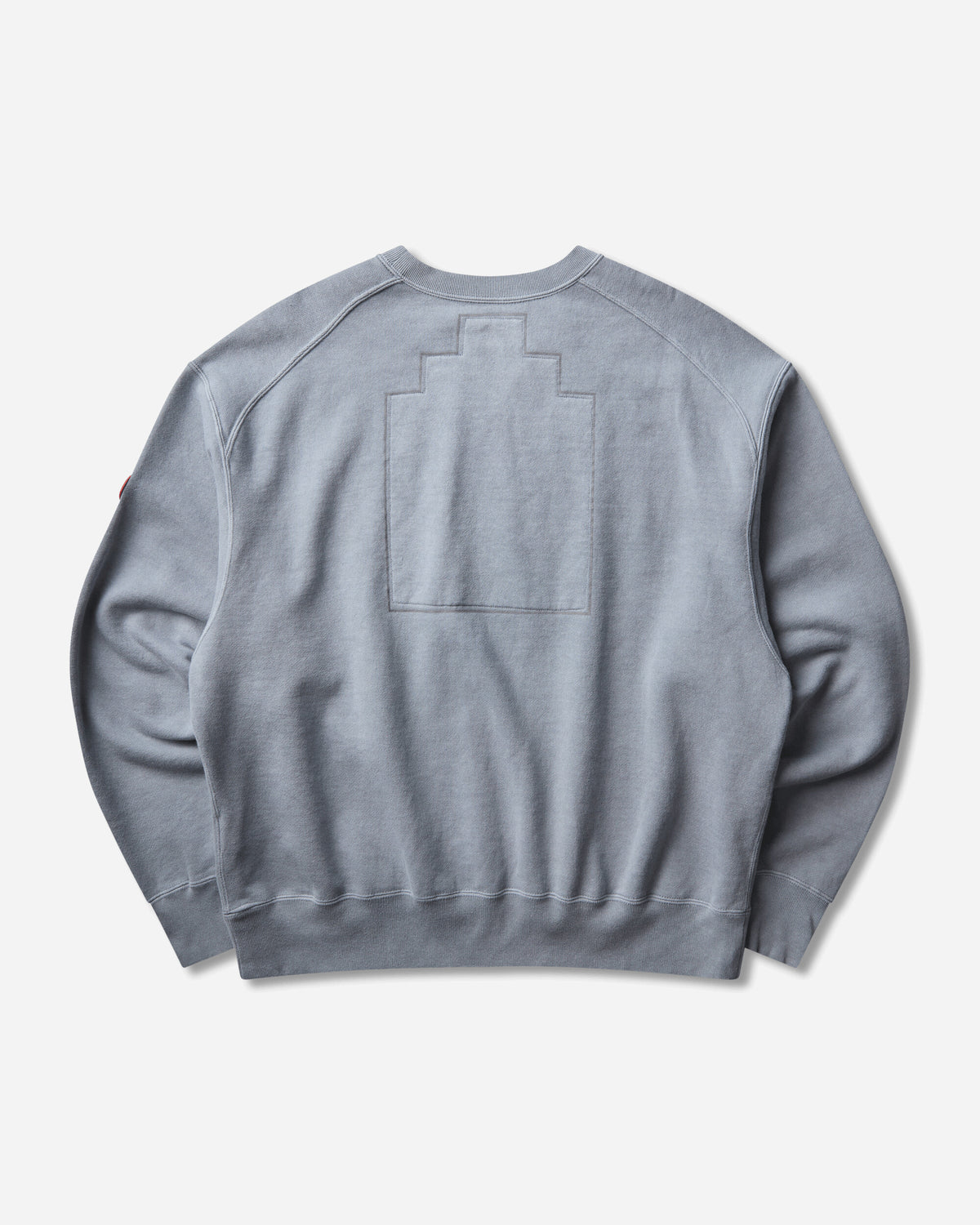 Cav Empt Overdye Panel Shoulder Crew Neck Grey Grey Sweatshirts Crewneck CES30CS10 GREY