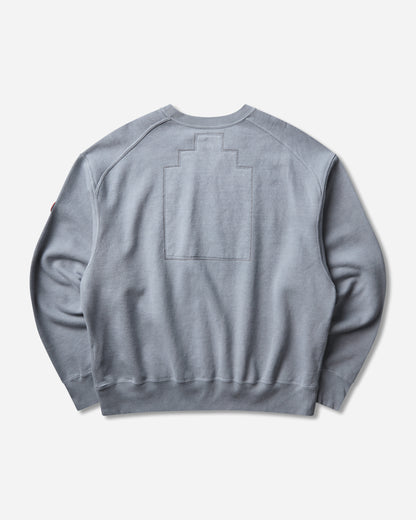 Cav Empt Overdye Panel Shoulder Crew Neck Grey Grey Sweatshirts Crewneck CES30CS10 GREY