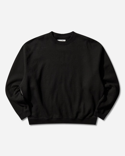 Cav Empt Solid Loose Crew Neck Black Black Sweatshirts Crewneck CES28CS12 BLACK