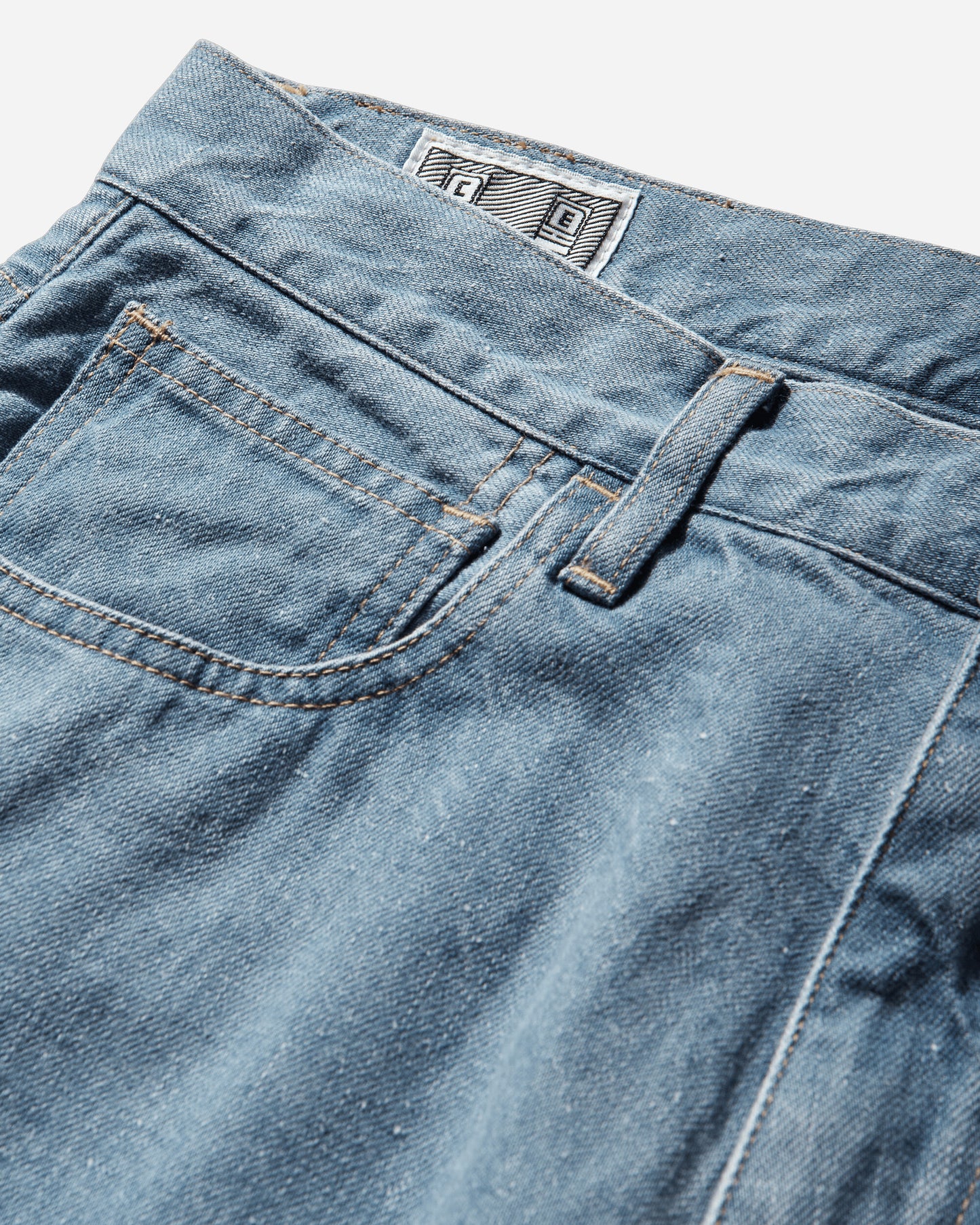 Cav Empt 1992 Washed Nep Denim Indigo Pants Denim CES29PT01 INDIGO