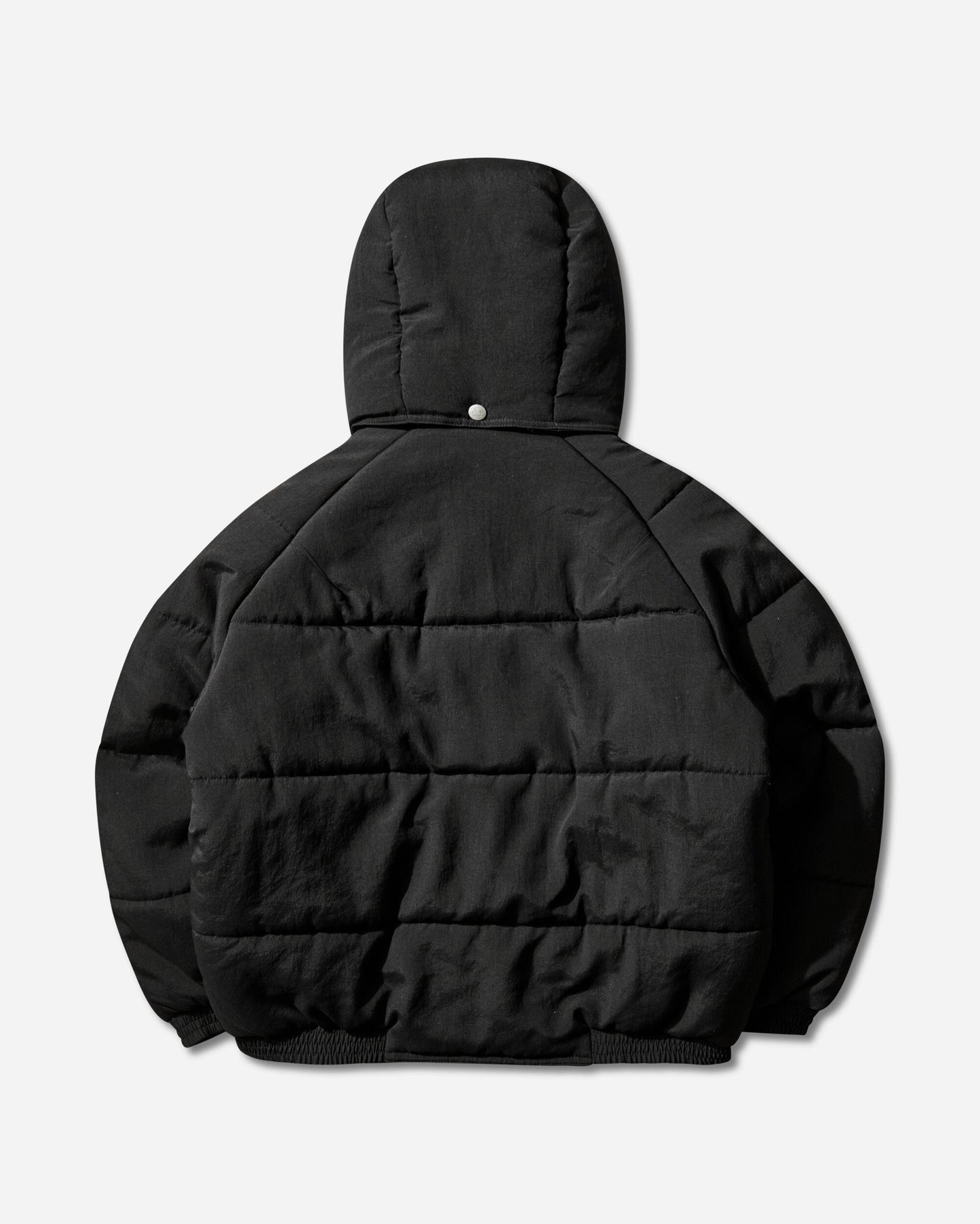 Cav Empt Diagonal Flap Puff Jacket Black Coats and Jackets Down Jackets CES28JK03 BLACK