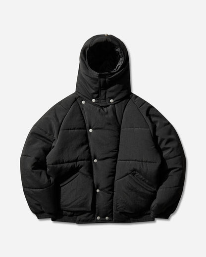 Cav Empt Diagonal Flap Puff Jacket Black Coats and Jackets Down Jackets CES28JK03 BLACK