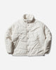 Cav Empt Wave Stitch Puffer Jacket White Coats and Jackets Down Jackets CES28JK02 WHITE