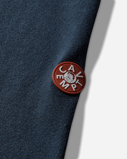 Cav Empt Neck Snap Dbl Knit Hoody Navy Sweatshirts Hoodies CES28CS17 NAVY