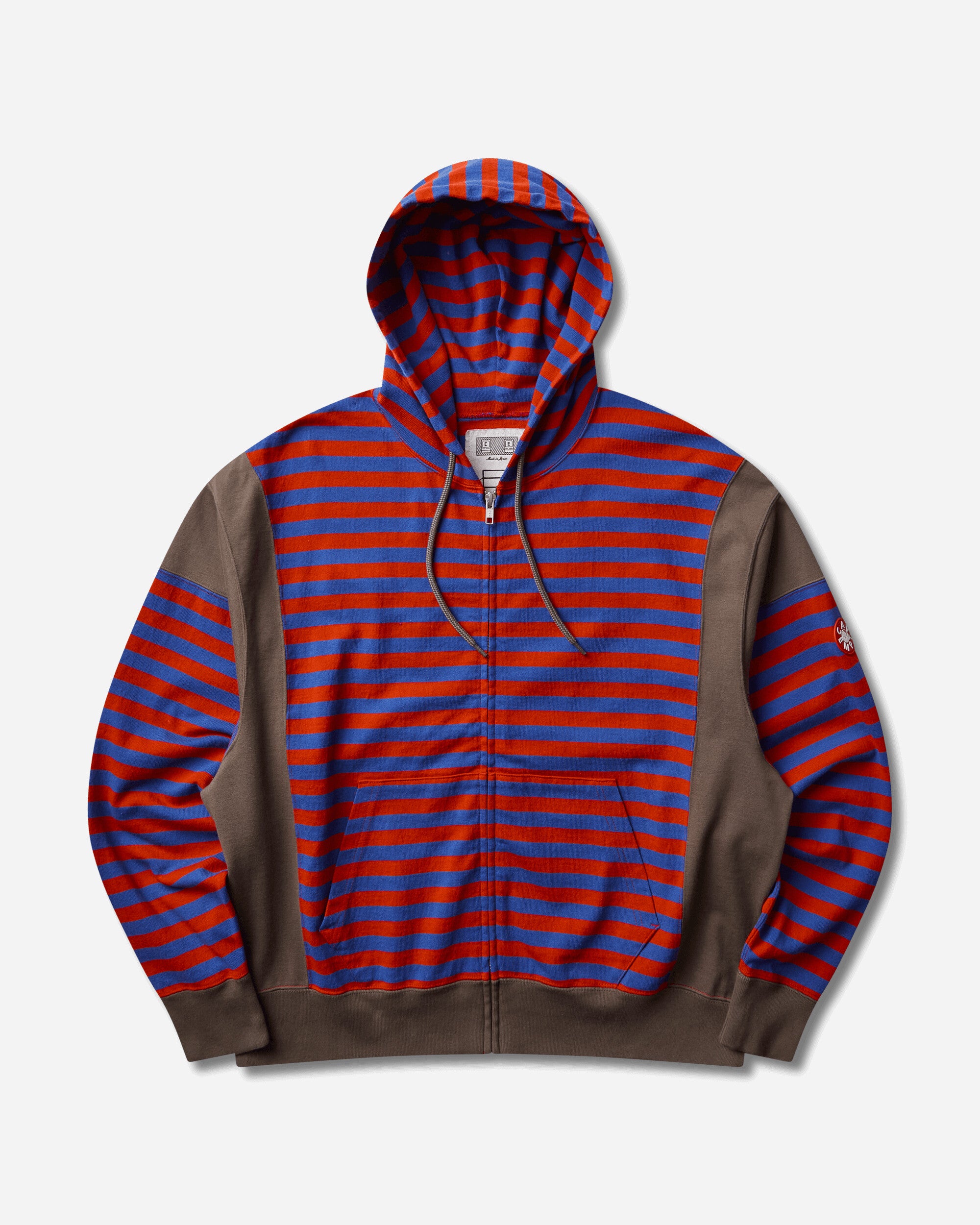Cav Empt Side Colour Stripe Light Hoody Red Sweatshirts Hoodies CES29CS24 RED