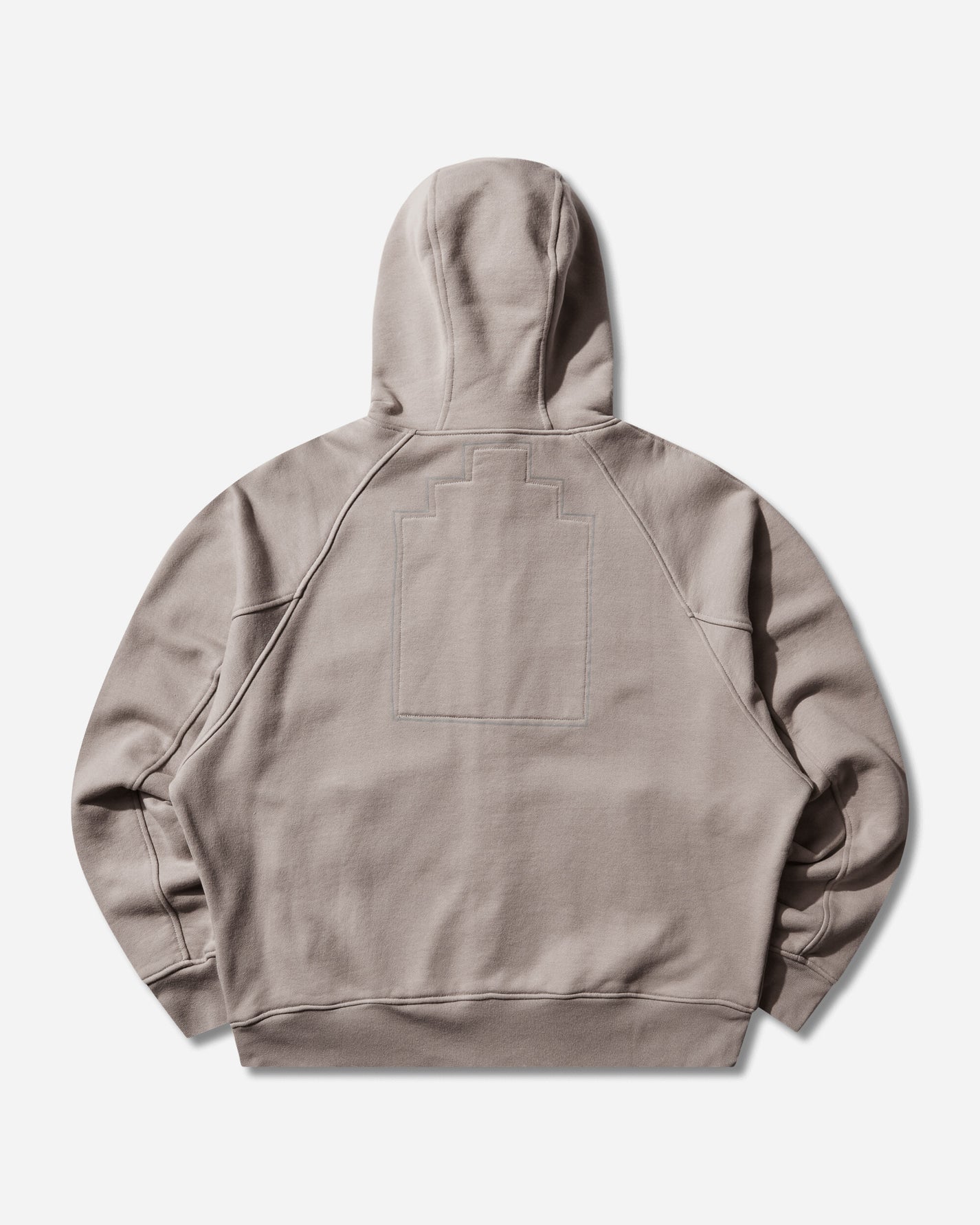 Cav Empt Solid Big Heavy Zip Hoody Beige Sweatshirts Hoodies CES29CS08 BEIGE