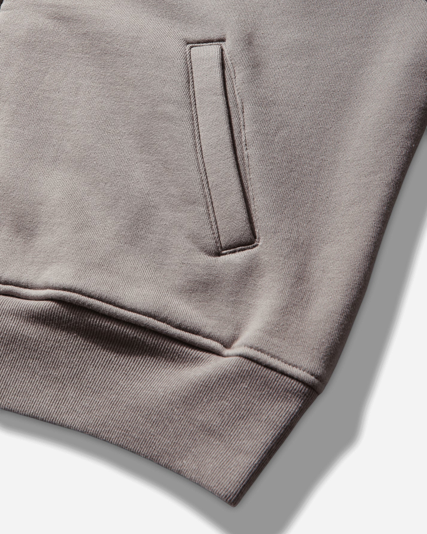 Cav Empt Solid Big Heavy Zip Hoody Beige Sweatshirts Hoodies CES29CS08 BEIGE