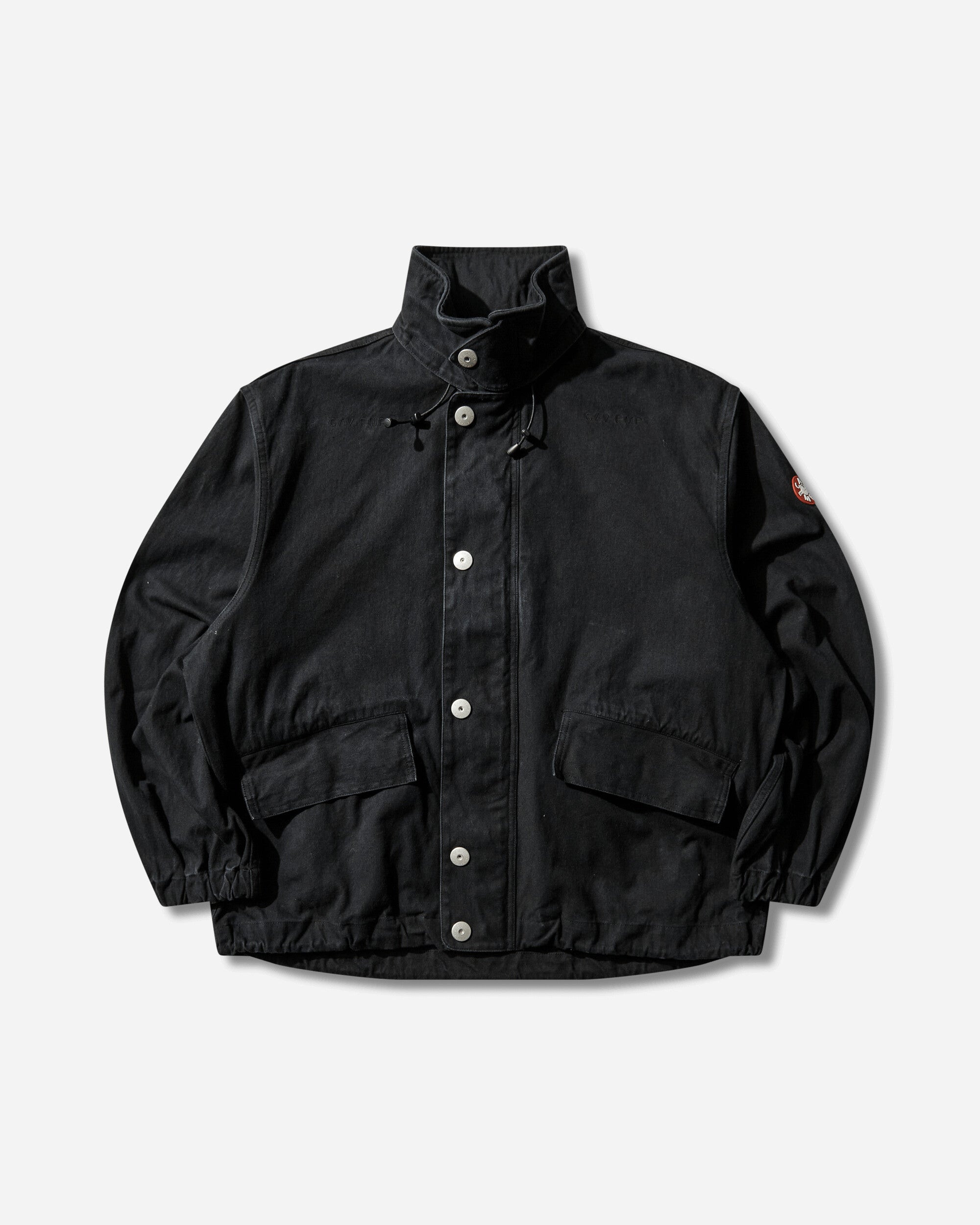 Cav Empt Canvas Casual Zip Jacket Black Coats and Jackets Jackets CES29JK10 BLACK