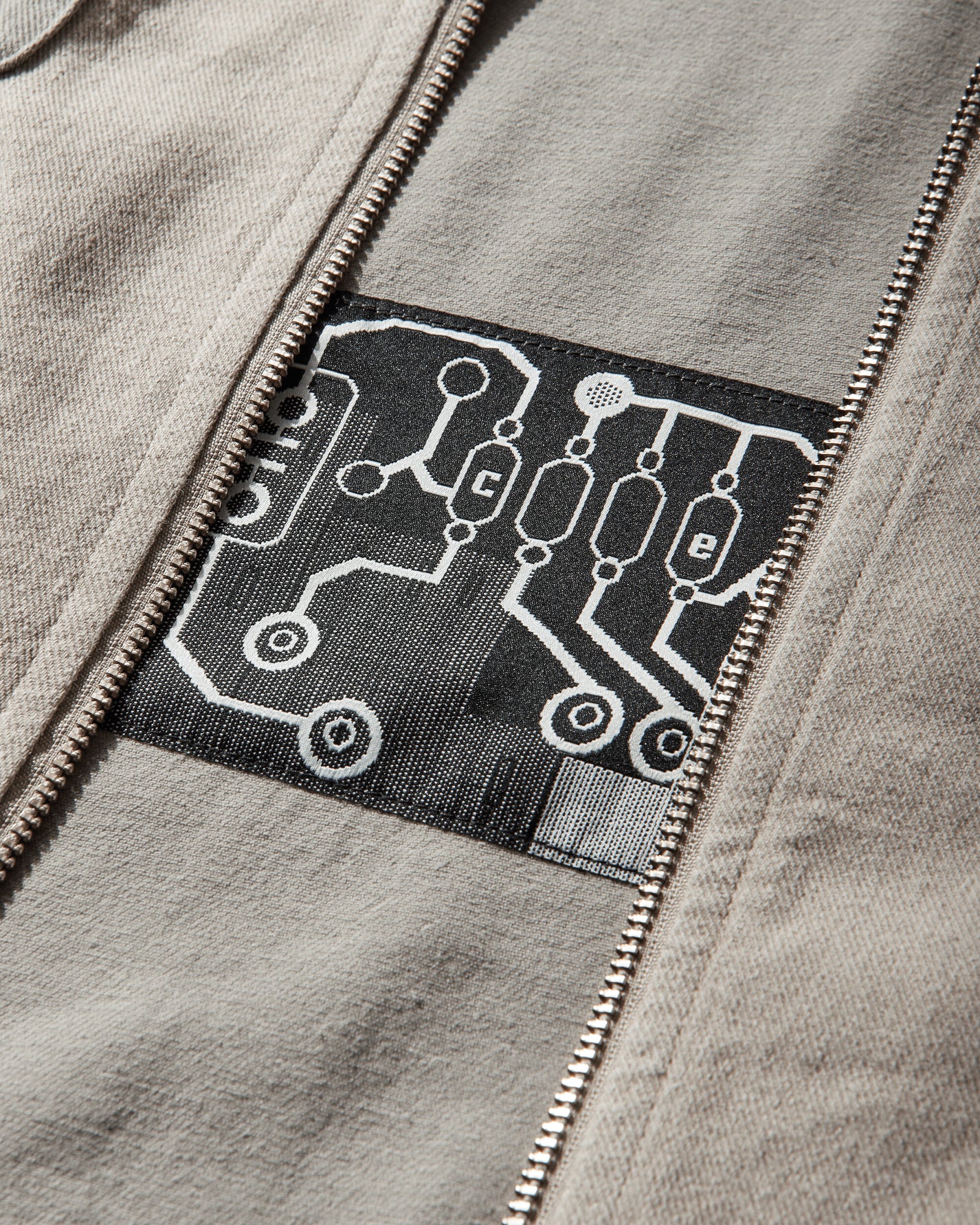 Cav Empt Stripe Cut Short Shirt Jacket Grey Coats and Jackets Jackets CES29JK21 GREY