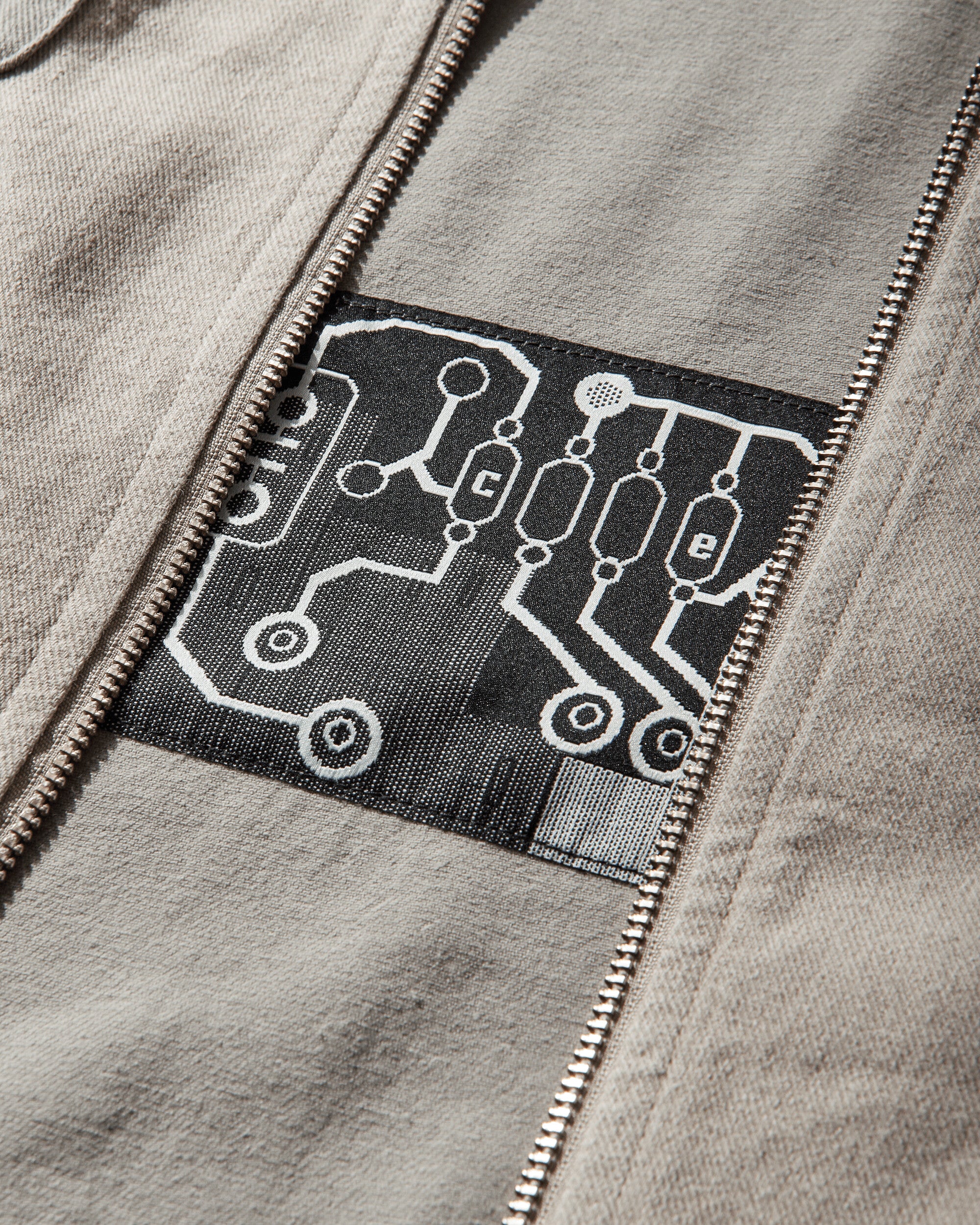 Cav Empt Stripe Cut Short Shirt Jacket Grey Coats and Jackets Jackets CES29JK21 GREY