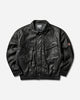 Cav Empt Community Leather Jacket Grey Black Coats and Jackets Leather Jackets CES29JK02 GREYBLACK