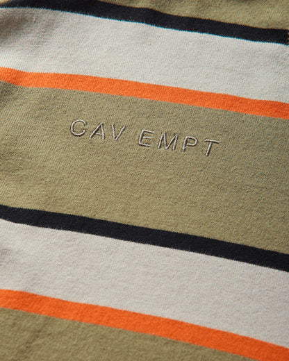 Cav Empt Distinction Stripe Long Sleeve T Green T-Shirts Longsleeve CES30LT03 GREEN