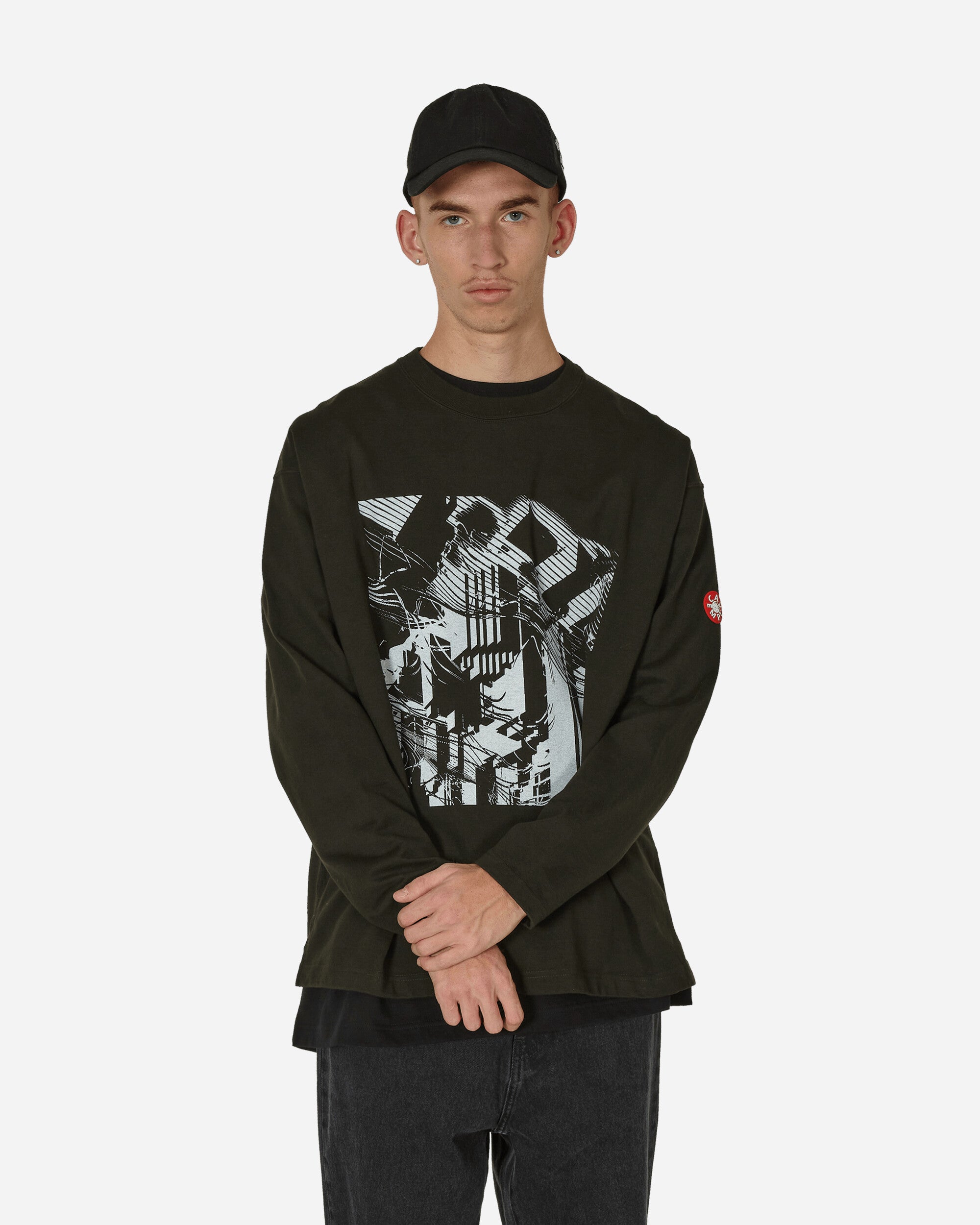 Cav Empt MD Jaunte Heavy Longsleeve T-Shirt Black - Slam Jam