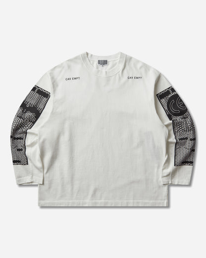 Cav Empt Md Sitcon Heavy Long Sleeve T White T-Shirts Longsleeve CES29LT03 WHITE