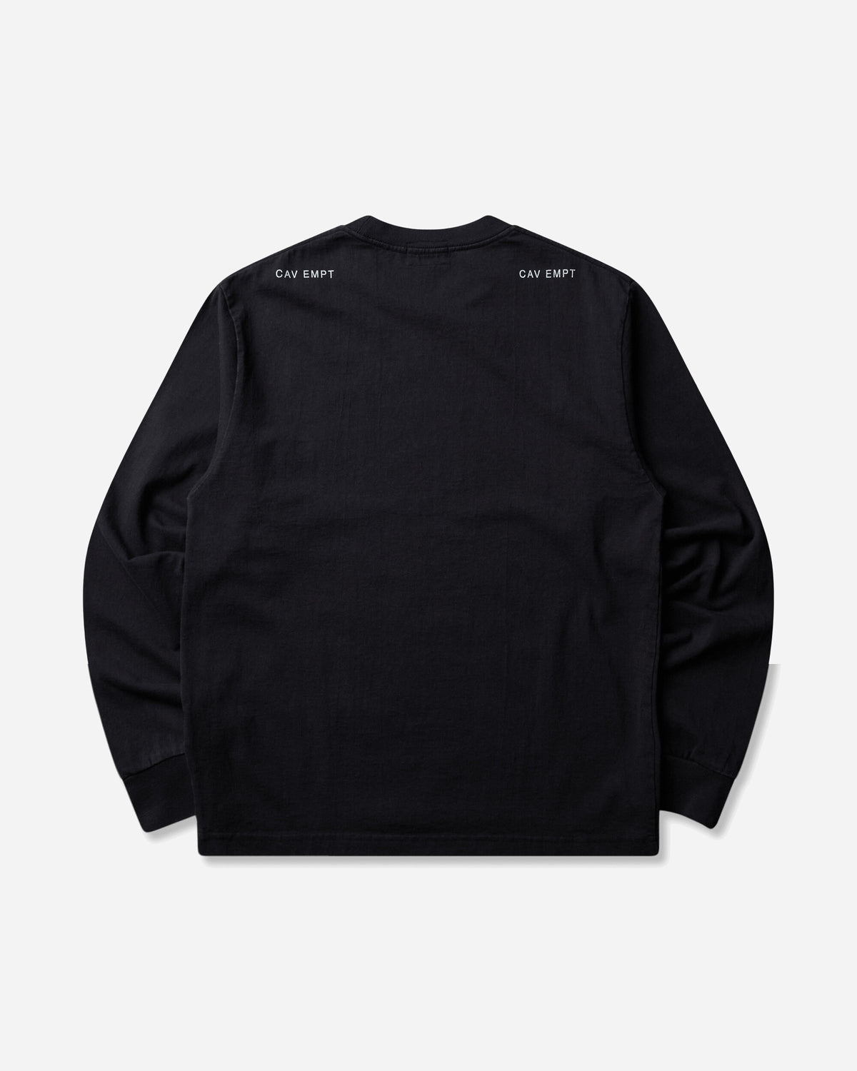 Cav Empt Washed As Mere Reality Long Sleeve T Black T-Shirts Longsleeve CES30LT01 BLACK