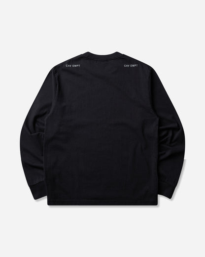 Cav Empt Washed As Mere Reality Long Sleeve T Black T-Shirts Longsleeve CES30LT01 BLACK