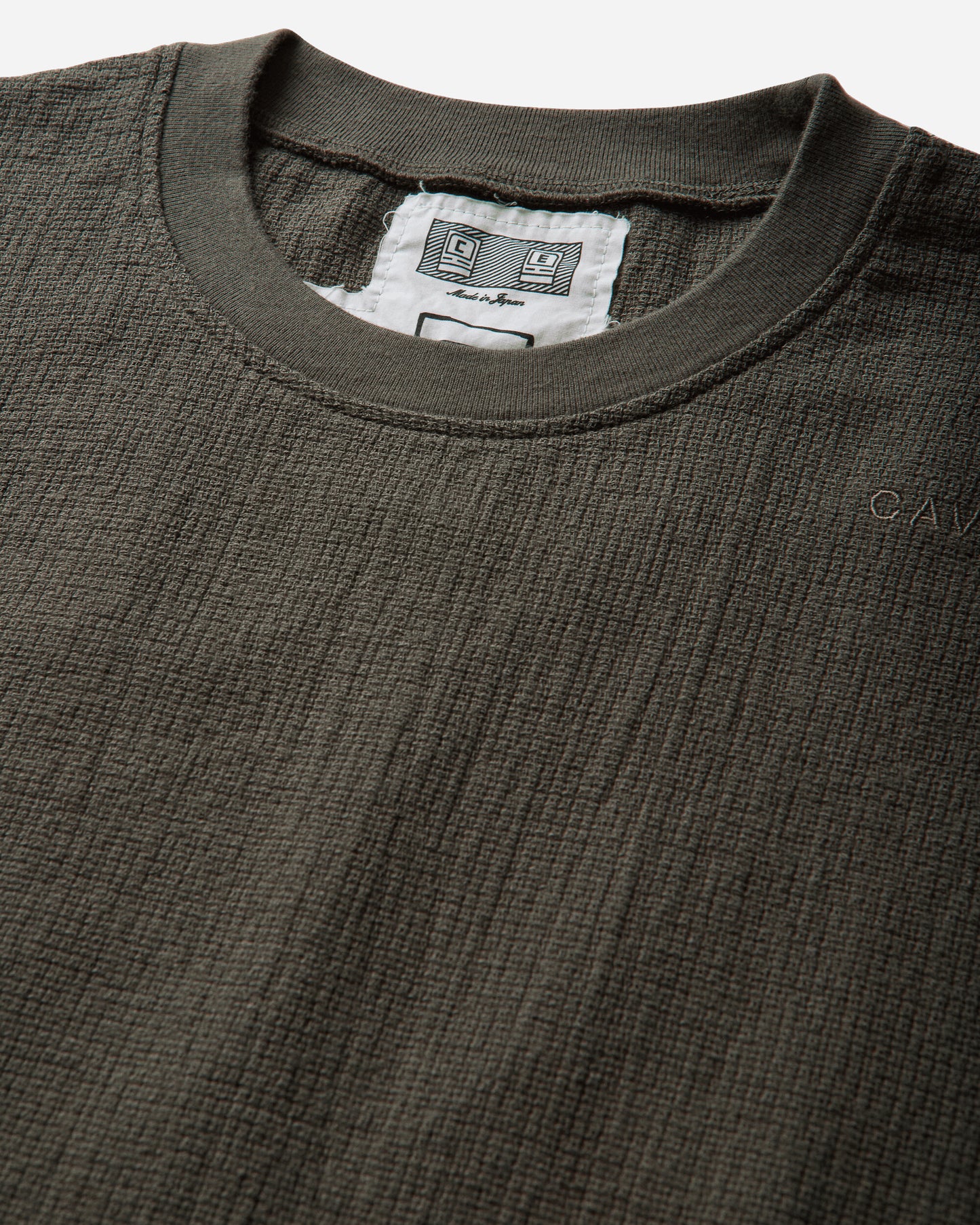 Cav Empt Washed Cl Long Sleeve Khaki T-Shirts Longsleeve CES29CS29 KHAKI