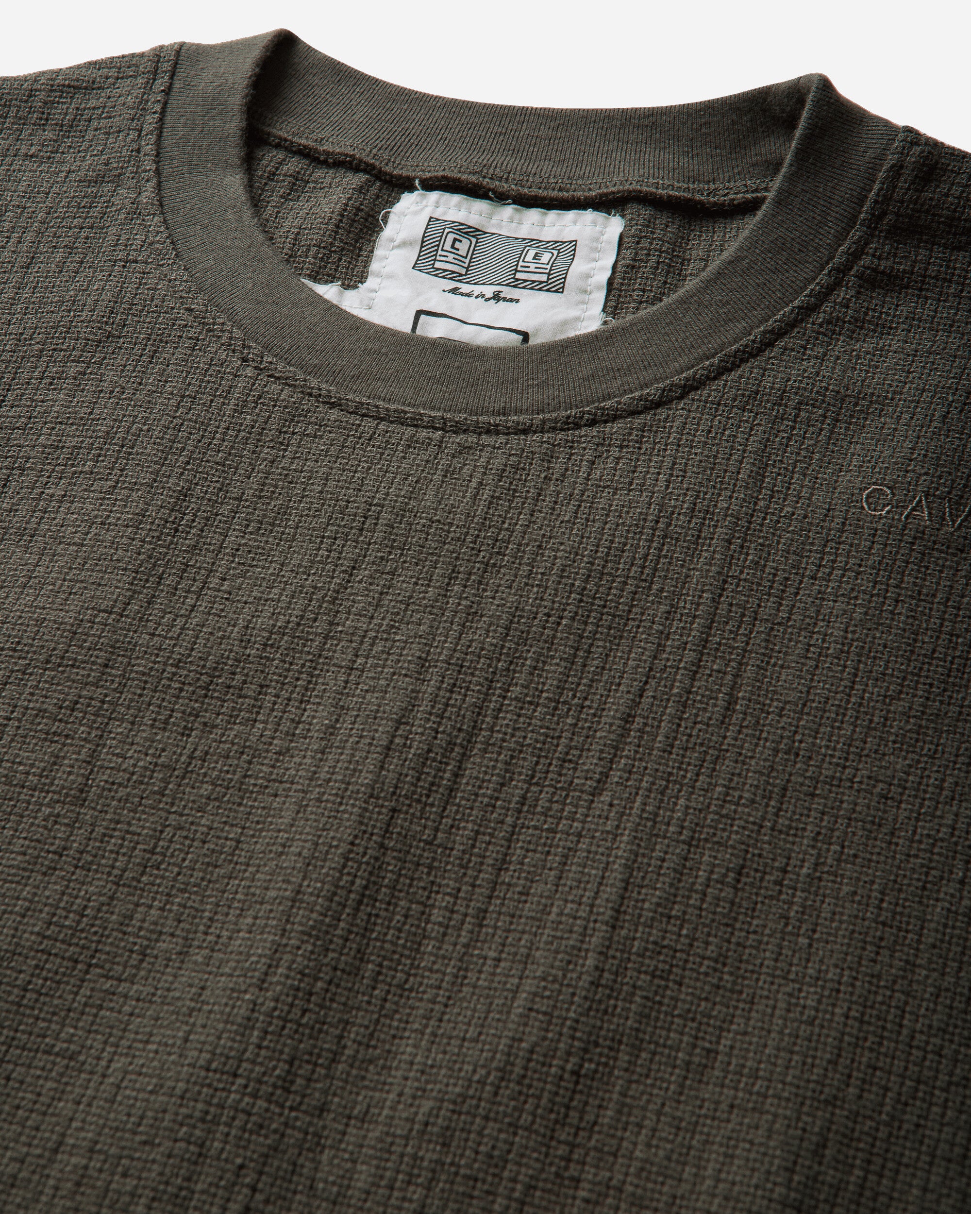 Cav Empt Washed Cl Long Sleeve Khaki T-Shirts Longsleeve CES29CS29 KHAKI