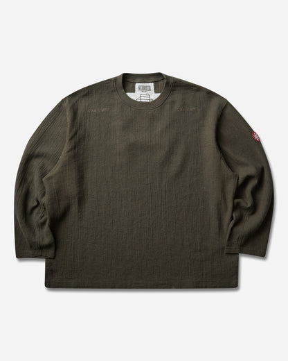 Cav Empt Washed Cl Long Sleeve Khaki T-Shirts Longsleeve CES29CS29 KHAKI