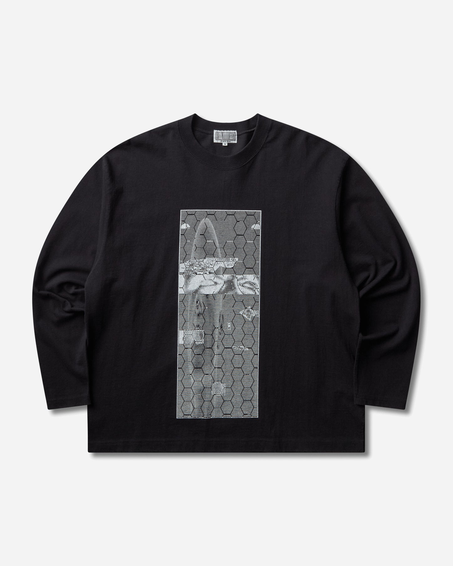 Cav Empt Washed Md Wirecutter Long Sleeve T Black T-Shirts Longsleeve CES29LT01 BLACK