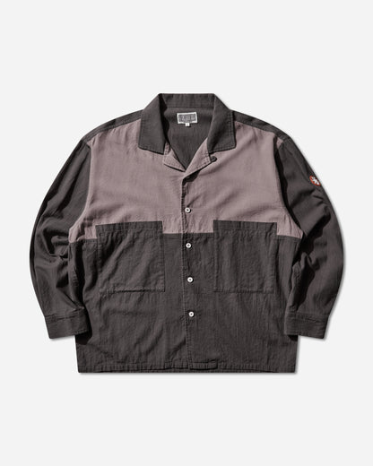 Cav Empt Coloured Cotton Twill Open Shirt Charcoal Shirts Longsleeve Shirt CES29SH04 CHARCOAL