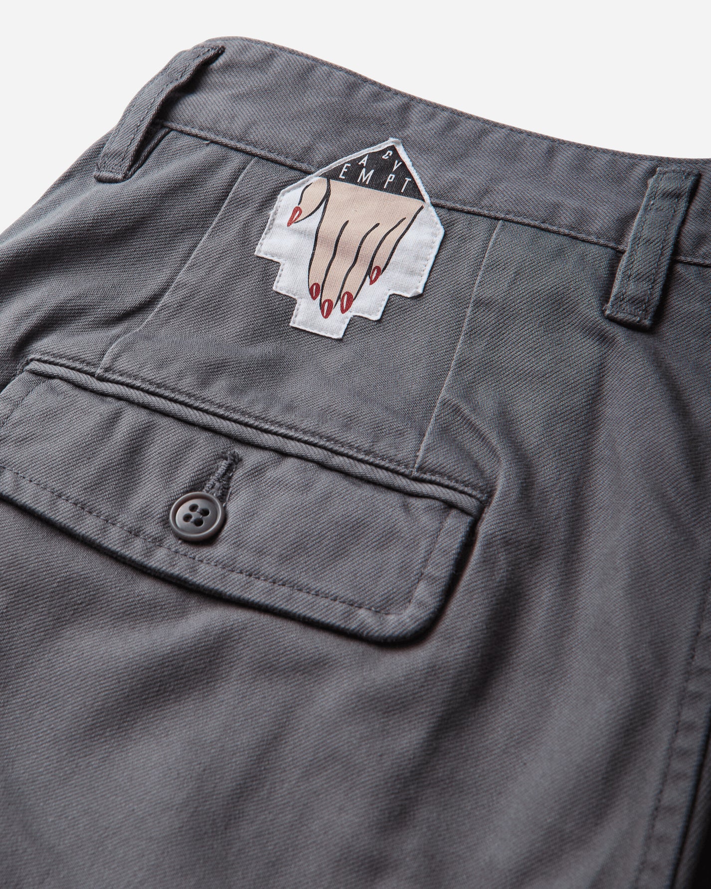 Cav Empt Two Tuck Shorts Grey Shorts Short CES29PT13 GREY