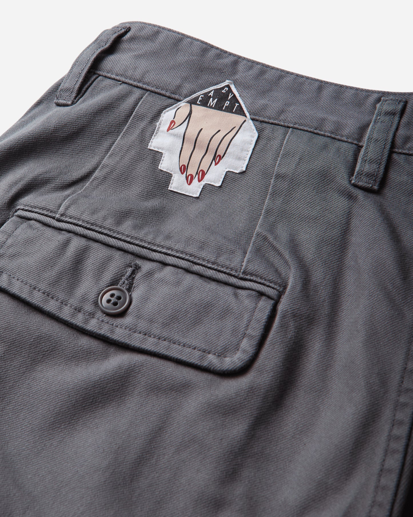 Cav Empt Two Tuck Shorts Grey Shorts Short CES29PT13 GREY