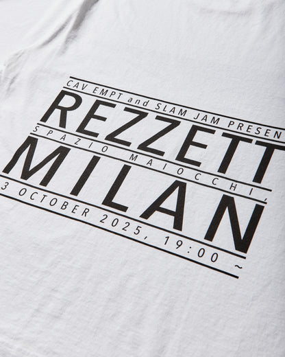 Cav Empt Cav Empt X Slam Jam Rezzett T-Shirt White T-Shirts Shortsleeve CES28T23 WHT