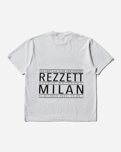 Cav Empt Cav Empt X Slam Jam Rezzett T-Shirt White T-Shirts Shortsleeve CES28T23 WHT