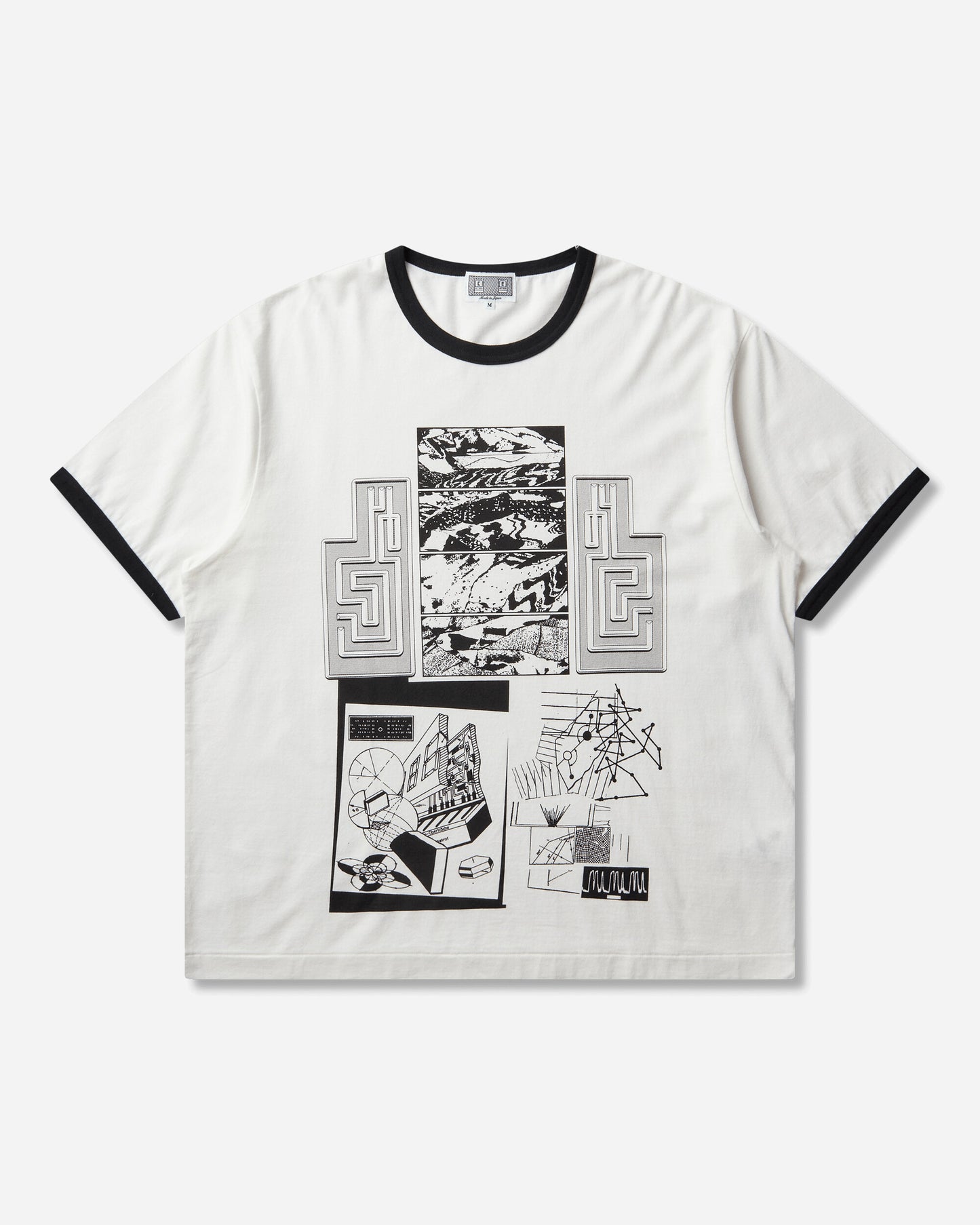 Cav Empt Fk Sequencingpatch Ringer T White T-Shirts Shortsleeve CES29T19 WHITE