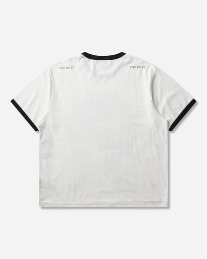 Cav Empt Fk Sequencingpatch Ringer T White T-Shirts Shortsleeve CES29T19 WHITE