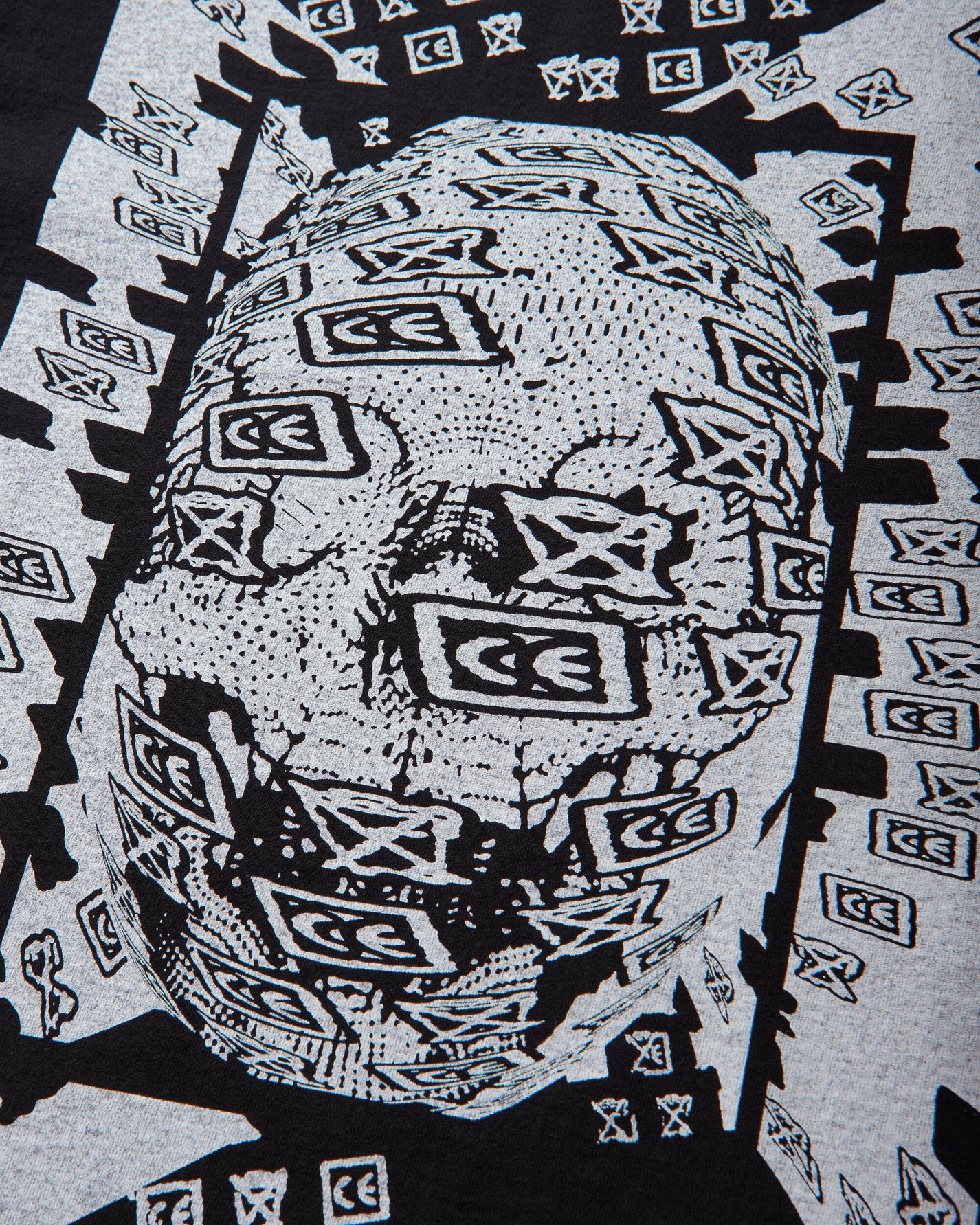 Cav Empt Md Crasher T Black T-Shirts Shortsleeve CES29T12 BLACK