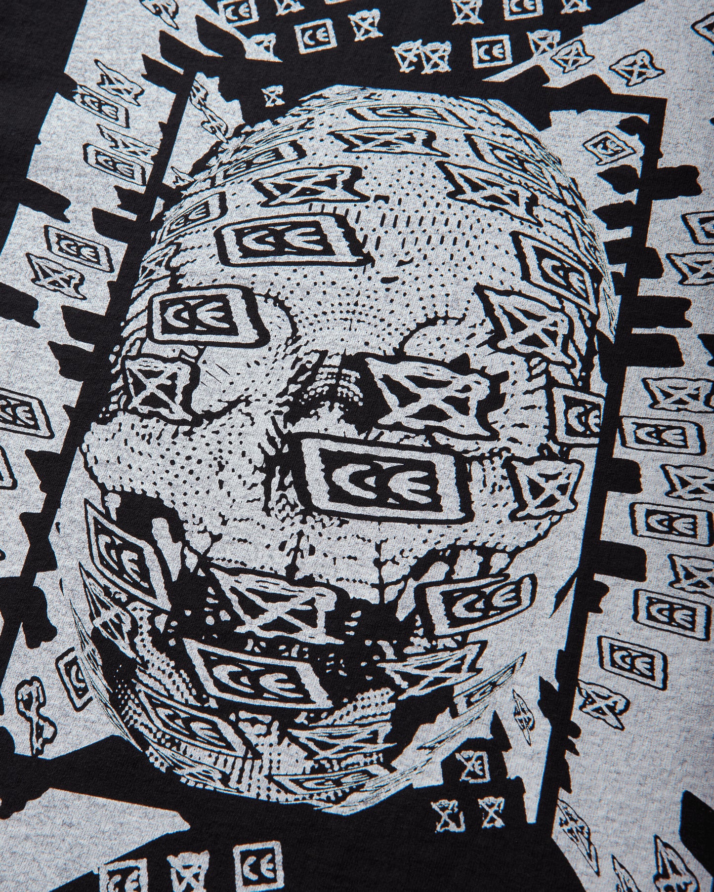 Cav Empt Md Crasher T Black T-Shirts Shortsleeve CES29T12 BLACK
