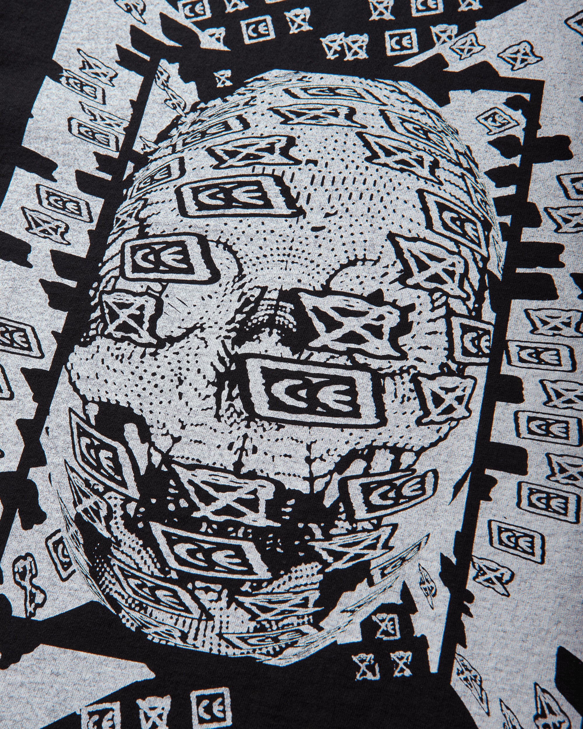 Cav Empt Md Crasher T Black T-Shirts Shortsleeve CES29T12 BLACK