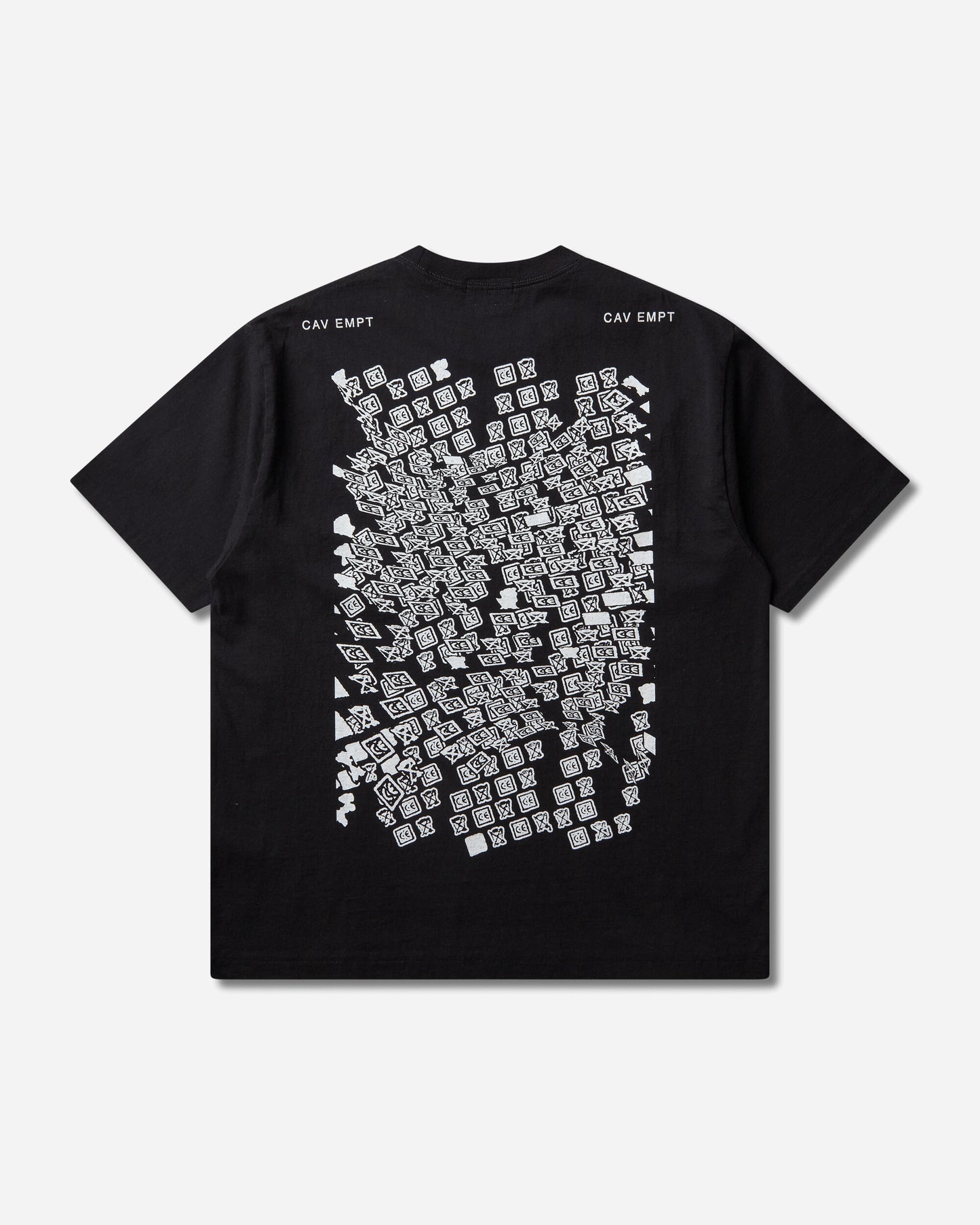 Cav Empt Md Crasher T Black T-Shirts Shortsleeve CES29T12 BLACK