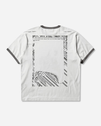 Cav Empt Md Gravitational Ringer T White T-Shirts Shortsleeve CES28T19 WHITE