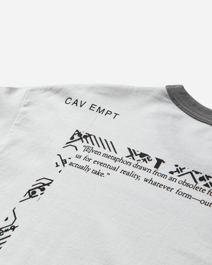 Cav Empt Md Gravitational Ringer T White T-Shirts Shortsleeve CES28T19 WHITE