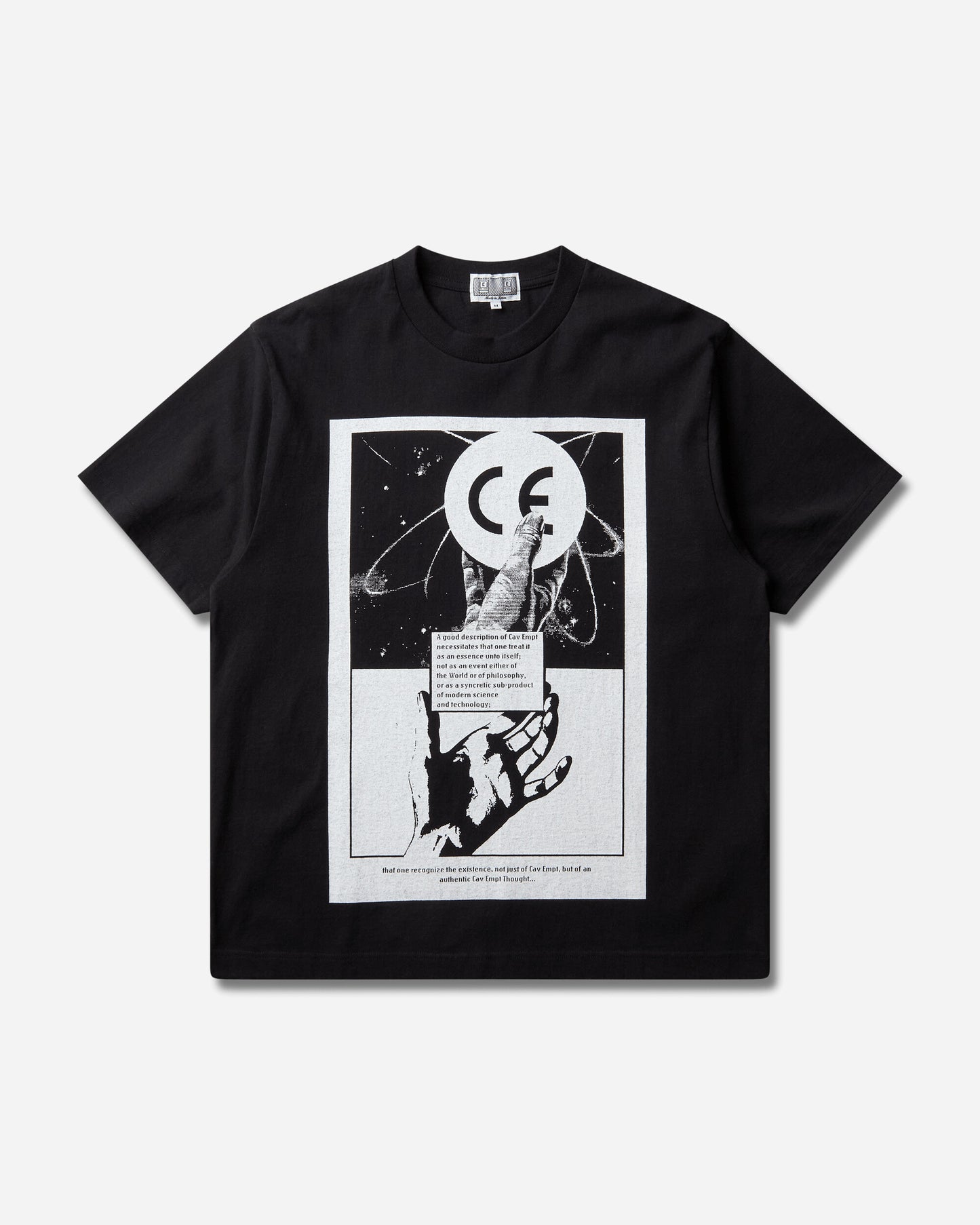 Cav Empt Md Necessity T Black Black T-Shirts Shortsleeve CES30T13 BLACK