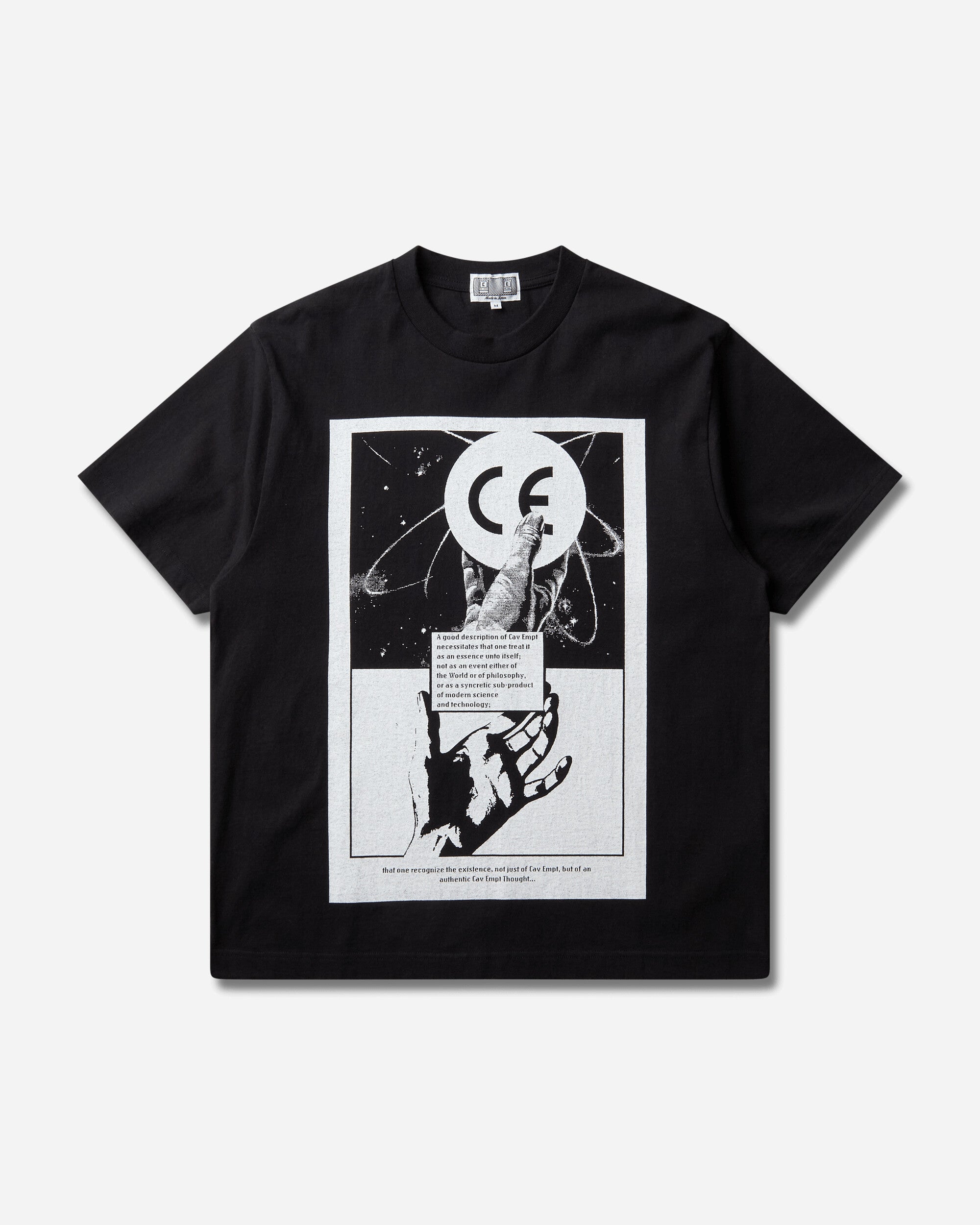 Cav Empt Md Necessity T Black Black T-Shirts Shortsleeve CES30T13 BLACK