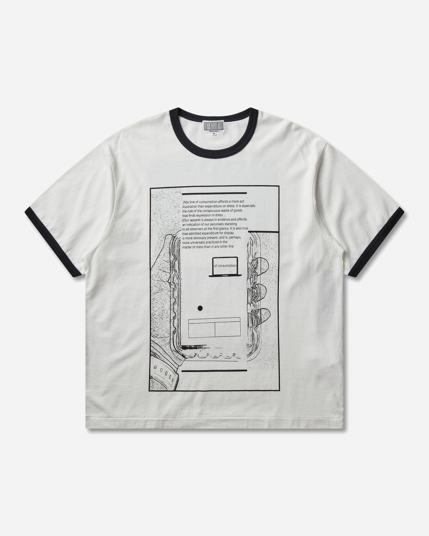 Cav Empt Md No Ringer T White T-Shirts Shortsleeve CES29T20 WHITE