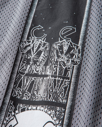 Cav Empt Md Temporal Distortion Mesh Ss Top Navy Navy T-Shirts Shortsleeve CES30CS23 NAVY