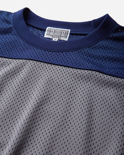 Cav Empt Md Temporal Distortion Mesh Ss Top Navy Navy T-Shirts Shortsleeve CES30CS23 NAVY