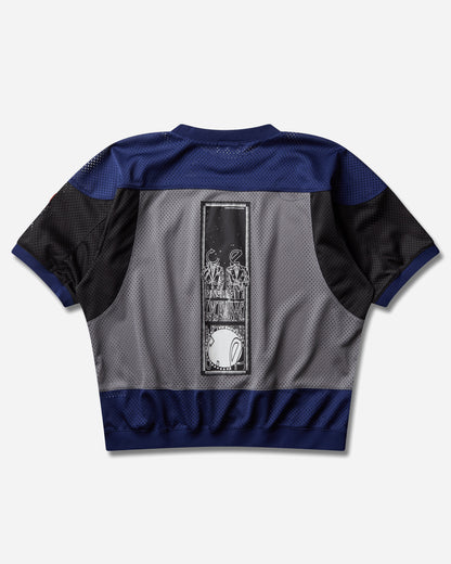Cav Empt Md Temporal Distortion Mesh Ss Top Navy Navy T-Shirts Shortsleeve CES30CS23 NAVY