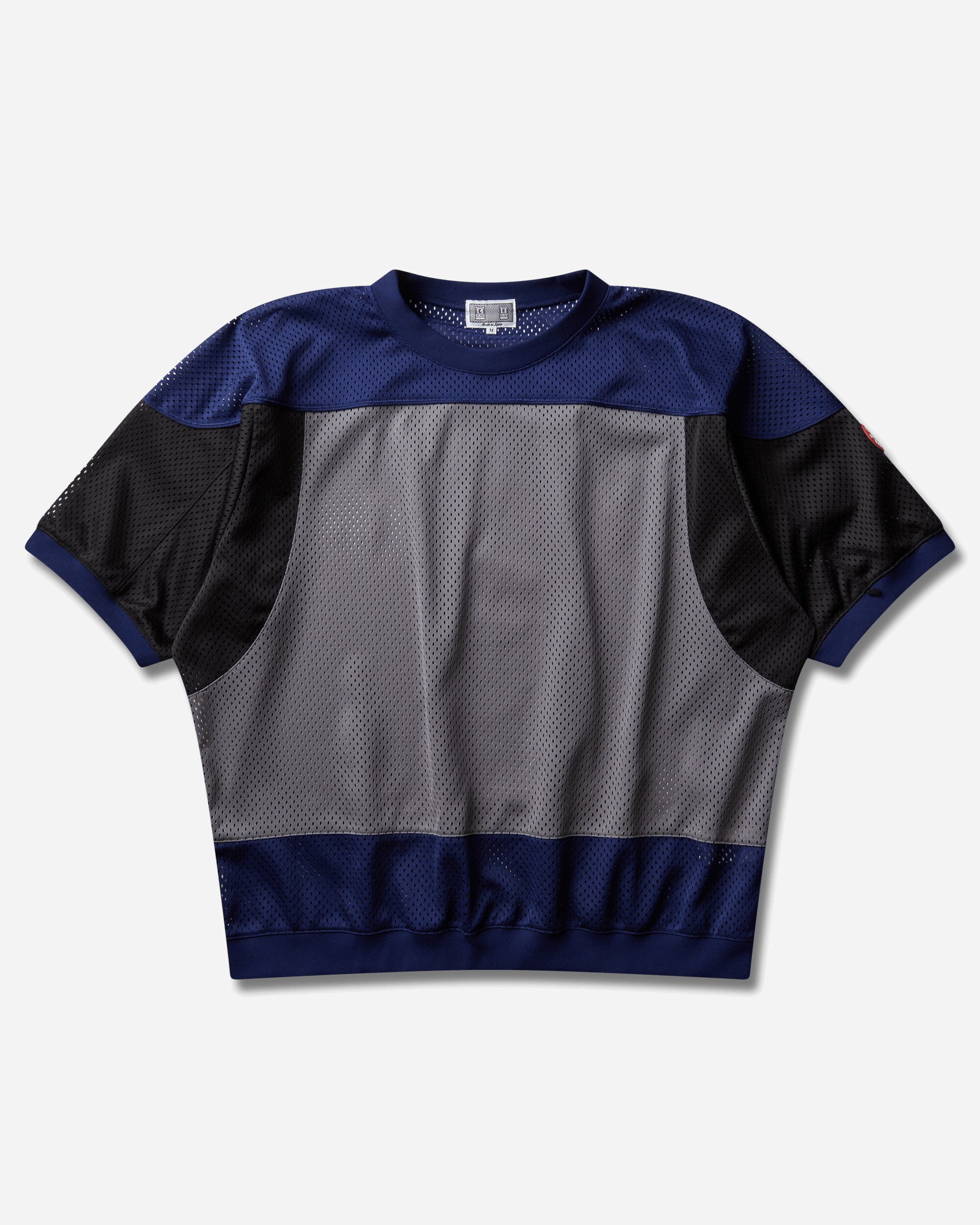 Cav Empt Md Temporal Distortion Mesh Ss Top Navy Navy T-Shirts Shortsleeve CES30CS23 NAVY
