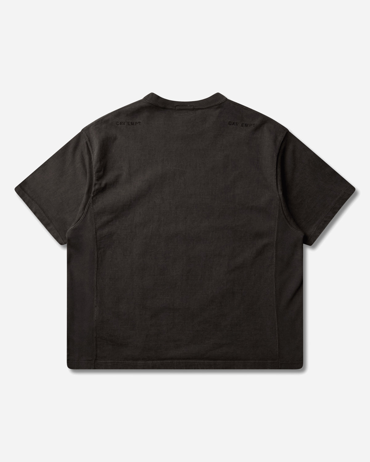 Cav Empt Overdye Consumer Desire Heavy T Charcoal T-Shirts Shortsleeve CES30T28 CHARCOAL