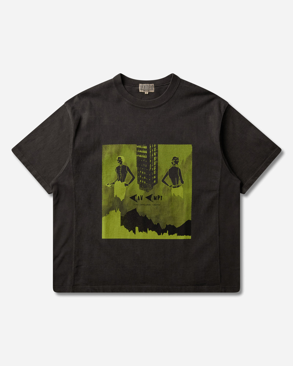 Cav Empt Overdye Consumer Desire Heavy T Charcoal T-Shirts Shortsleeve CES30T28 CHARCOAL