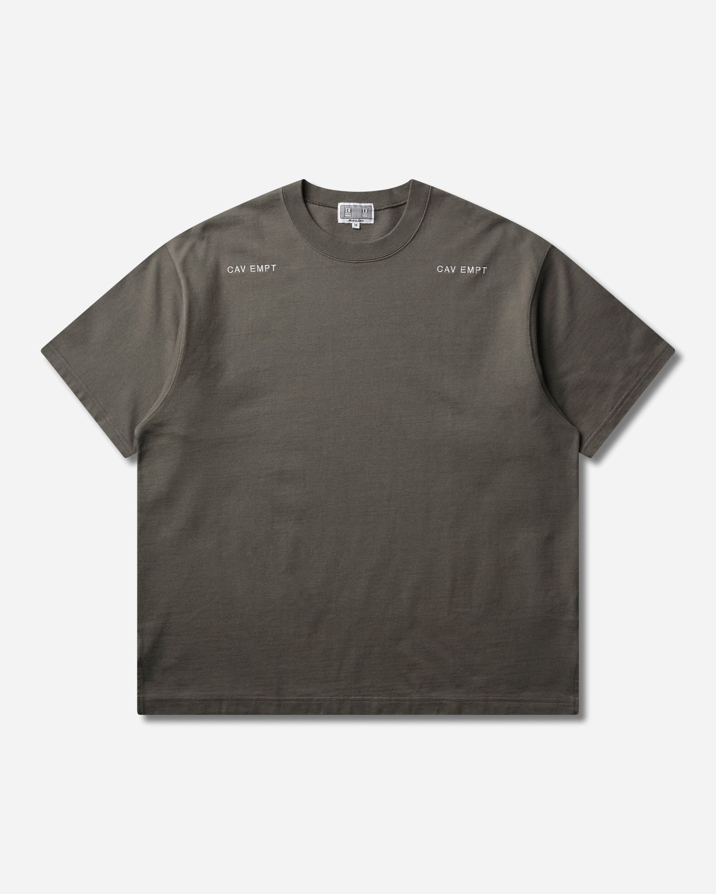 Cav Empt Solid Heavy T Charcoal T-Shirts Shortsleeve CES29T24 CHARCOAL