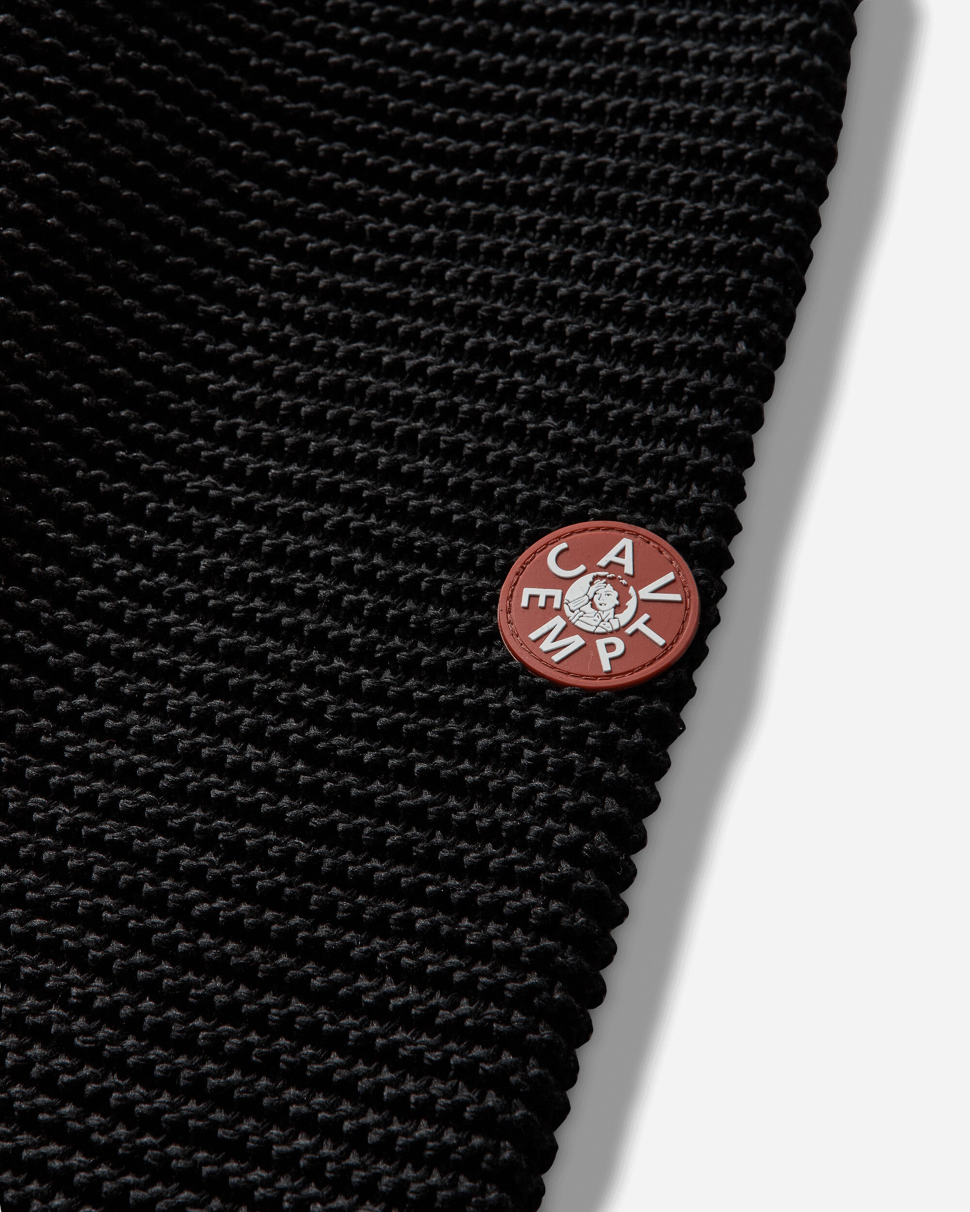 Cav Empt Raglan Sleeve Cotton Knit Black Black Knitwears Sweaters CES28KN04 BLACK