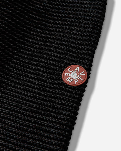 Cav Empt Raglan Sleeve Cotton Knit Black Black Knitwears Sweaters CES28KN04 BLACK