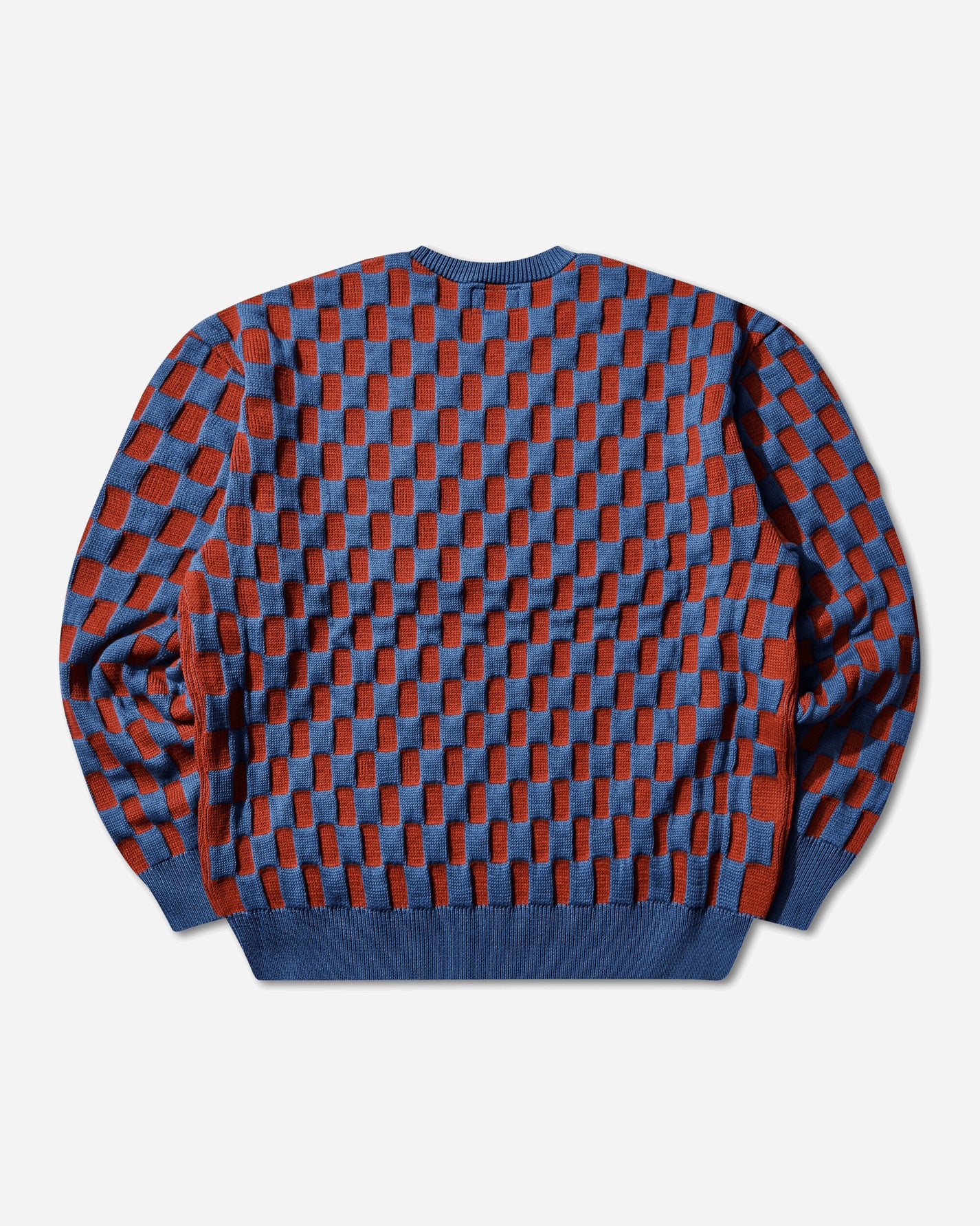 Cav Empt Rectangular Block Knit Blue Knitwears Sweaters CES29KN01 BLUE